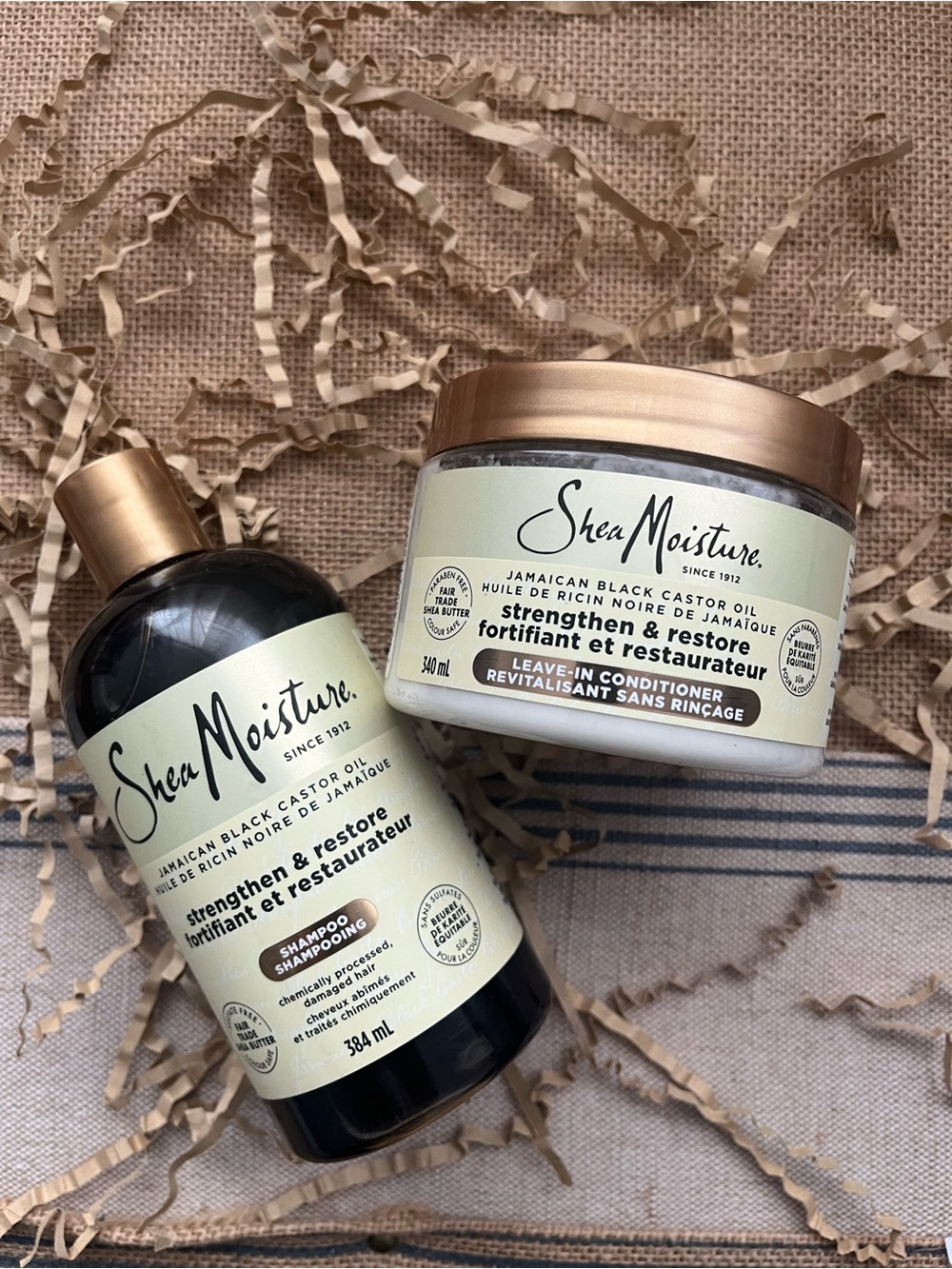 78. SheaMoisture Jamaican Black Castor Oil Strengthen Shampoo & Conditioner